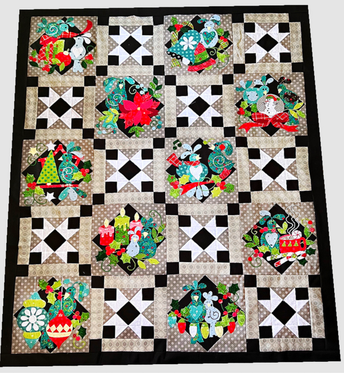 Holiday for the Birds Too Digital Pattern