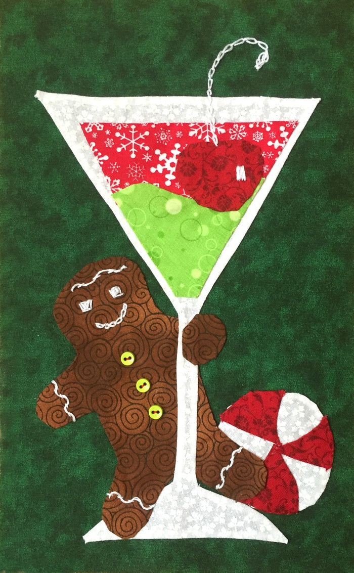 Holiday Spirits Table Runner Digital Pattern