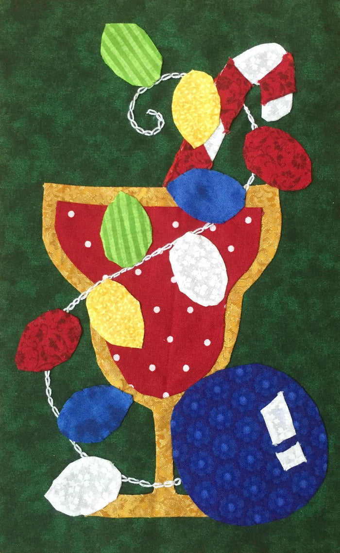 Holiday Spirits Table Runner Digital Pattern