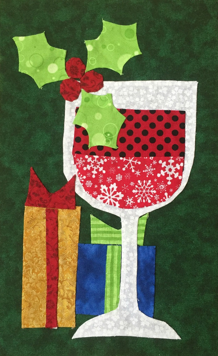 Holiday Spirits Table Runner Digital Pattern