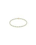 Hope Sincerity Pattern 2mm Bead Bracelet, Turquoise