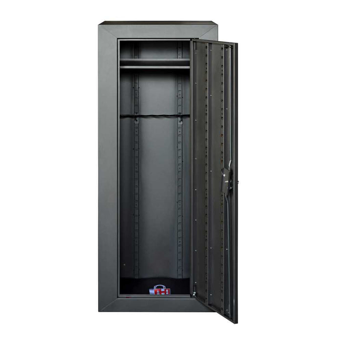 Hornady 95102 8-Gun Welded Cabinet with Key Lock Door Open