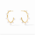 Hydra Stone Hoop, Pearl Medium