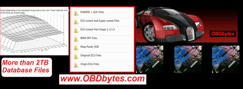 IMMO + ECU Files database, DAMOS, ECU tuning, and remapping resources at OBDbytes.