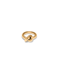 Interlock Single Knot Gold Ring