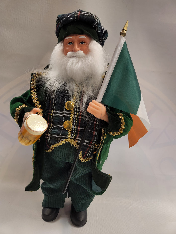 Irish Santa Figurine