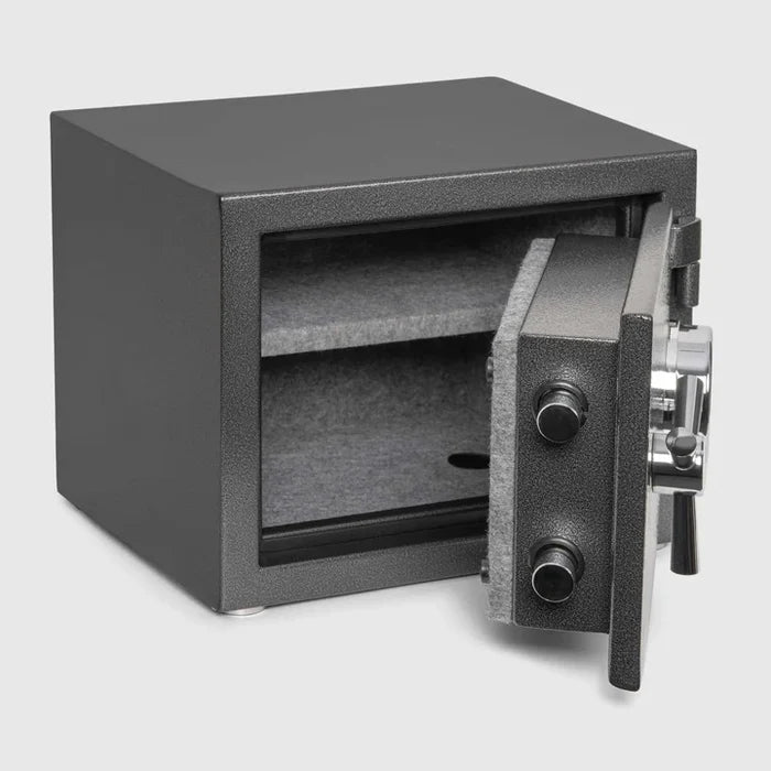 IslandSafe FNS30 FireShield Compact Fireproof Safe Door Slightly Open Empty