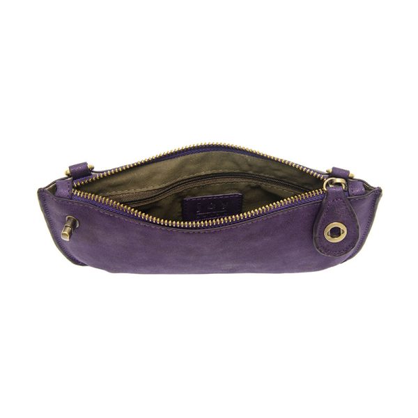 JOY MINI CROSSBODY CLUTCH WRISTLET-VIOLET