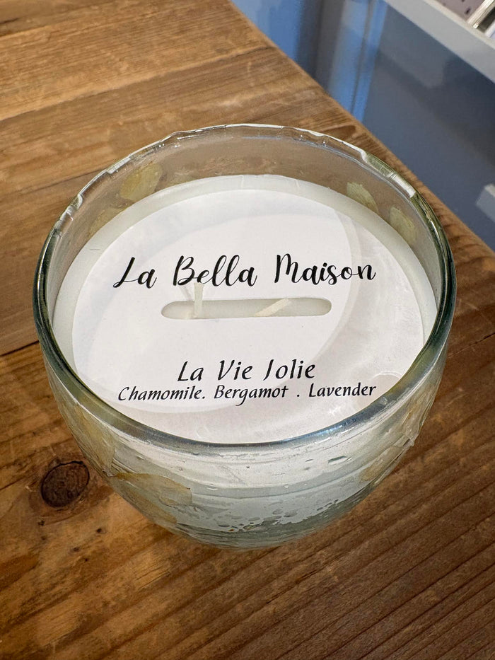 LA BELLA MAISON SIGNATURE CANDLE 10OZ - PETALS - IN STORE PICK UP ONLY!