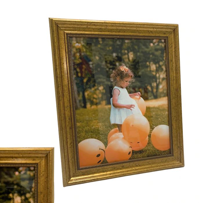 Classic Ornate 34x26 Gold Picture Frame Antique Acrylic Frame