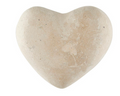 LARGE PAPER MACHE HEART-NATURAL