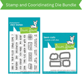 Lawn Fawn, Clear Stamp+ Die SET Sweet Spiders Add-on