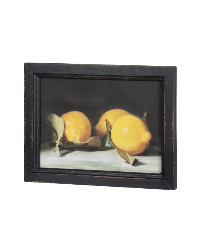 Lemon Still Life Framed Print