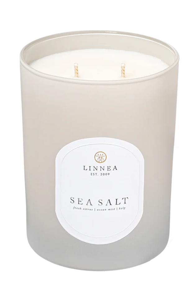 LINNEA SEA SALT 2-WICK CANDLE