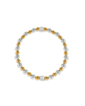 Meridian Petite Stretch Bracelet, Silver-Gold