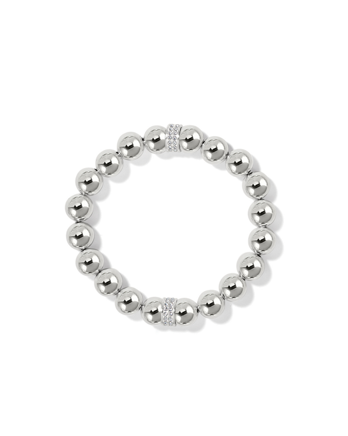 Meridian Stretch Bracelet, Silver