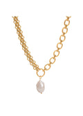 MICHELLE FRESHWATER PEARL STATEMENT NECKLACE