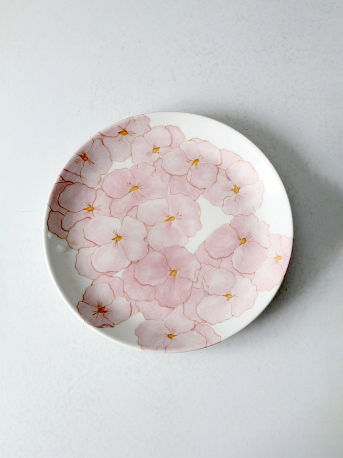 mid-century Italian Ernestine Salerno floral plate