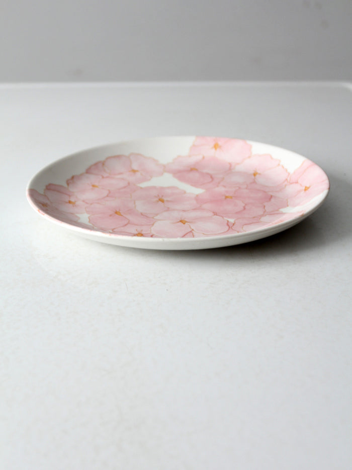 mid-century Italian Ernestine Salerno floral plate
