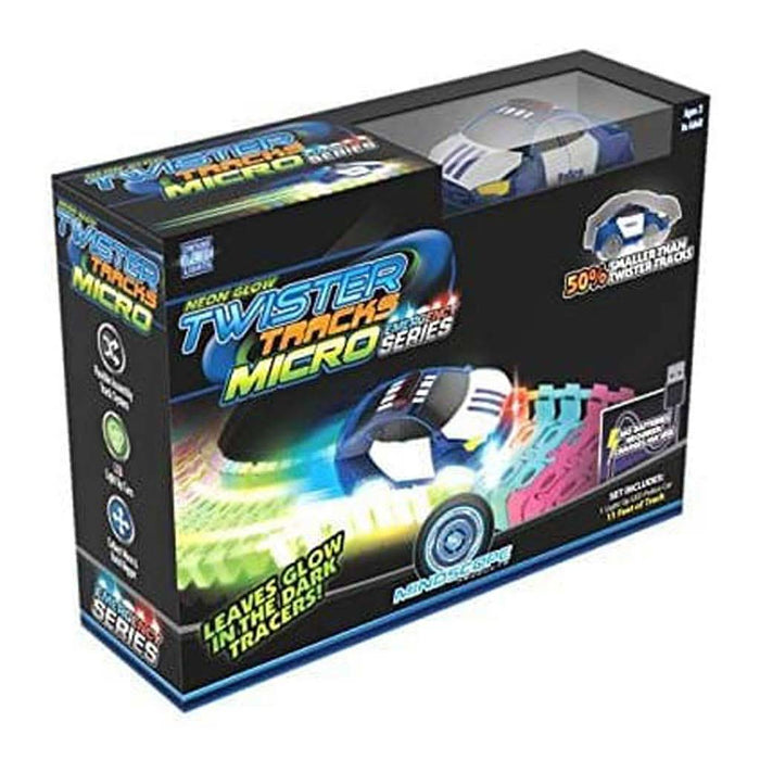 MINDSCOPE Neon Glow Twister Tubes Micro Series Police Car-Puzzles & Games-Mindscope-ANB Baby Store
