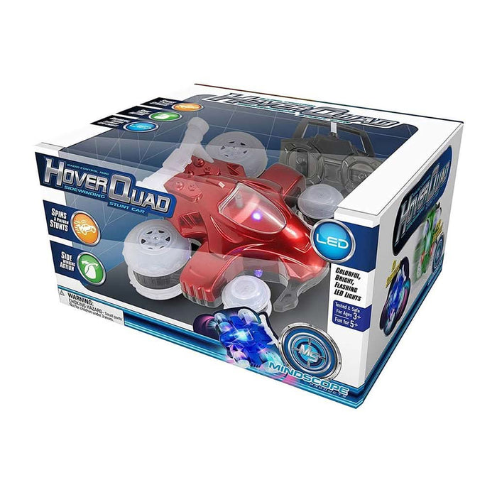 MINDSCOPE Red Hoverquad Mini Radio Control Stunt Action Light Up LED-Puzzles & Games-Mindscope-ANB Baby Store