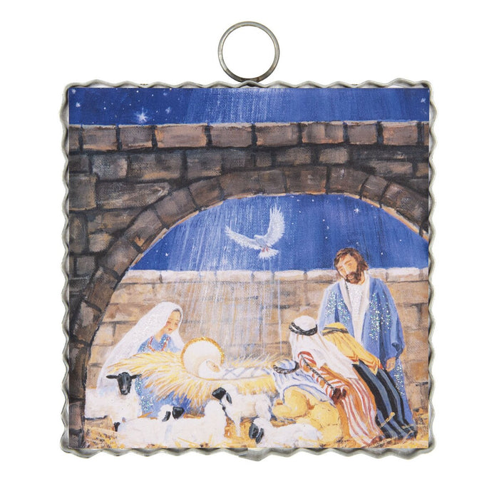 MINI GALLERY-STONE NATIVITY