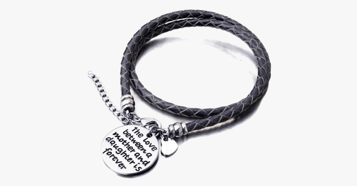 Mother and Daughter is Forever Hand Stamped Bracelet- Lobster clasp- Fashionable