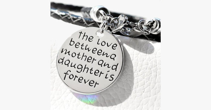 Mother and Daughter is Forever Hand Stamped Bracelet- Lobster clasp- Fashionable