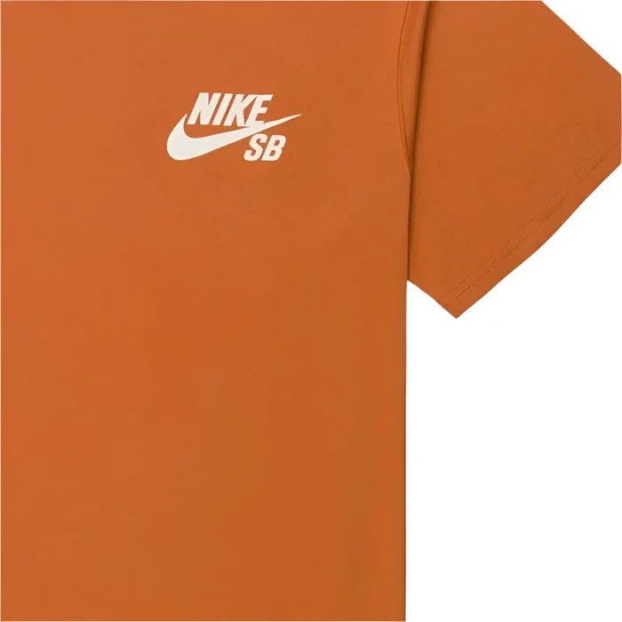 Nike SB Logo Tee LBR Brown Combo