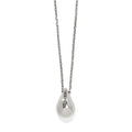 Nile Mini Pendant Necklace, Silver