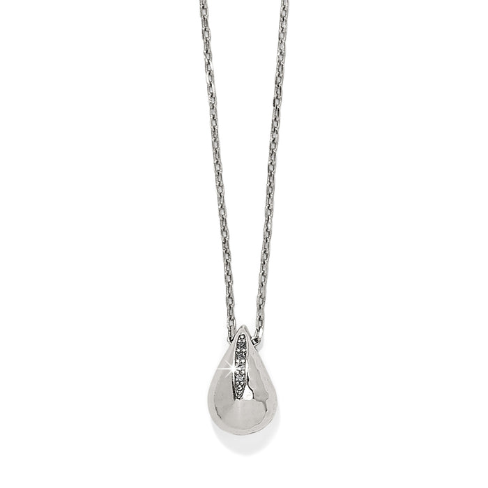 Nile Mini Pendant Necklace, Silver
