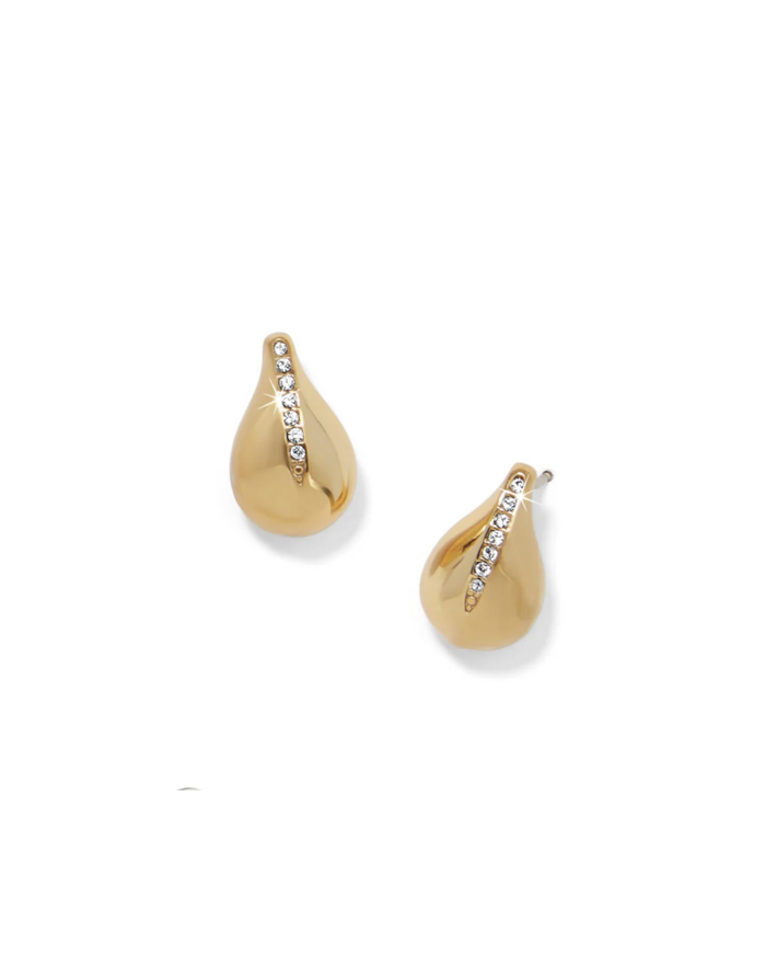 Nile Petite Gold Post Earrings