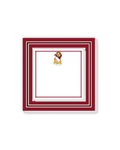 Notepad Duo, Collie w/ Maroon Border