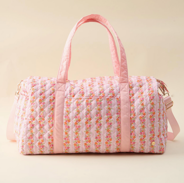 On-the-Go Quilted Weekender Bag, Petal Parade Pink