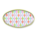 Palm Springs Melamine oval platter by Mackenzie Childs