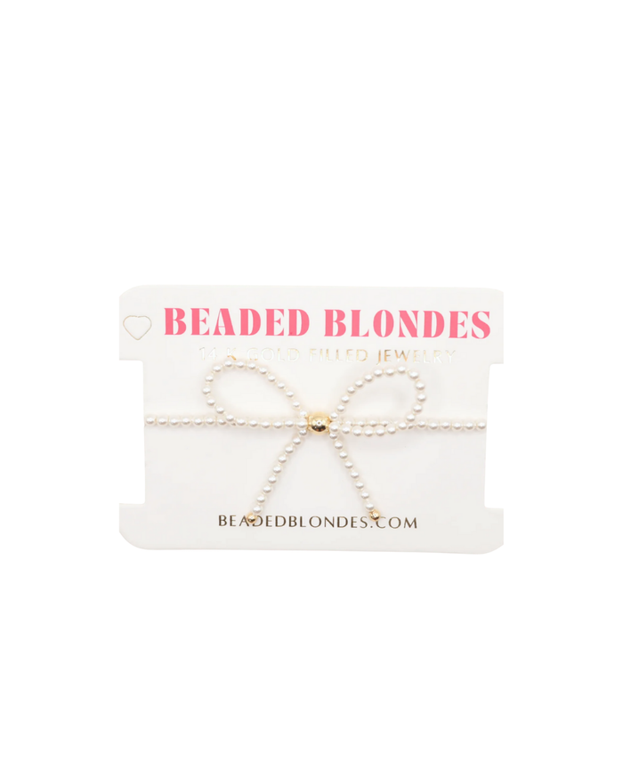 Pearl Bow Bracelet