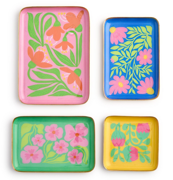 PETAL POP METAL TRINKET TRAY - 4 STYLES