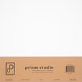 Prism Studio Smooth cardstock 12x12 Cardstock Pack, 25 sheets, White 80 lb