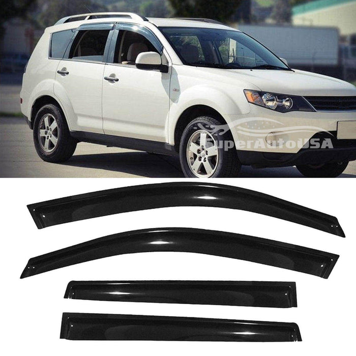 Rain Guard & Visor - Out-Channel Fits Hyundai SantaFe ( 2019-2023 )