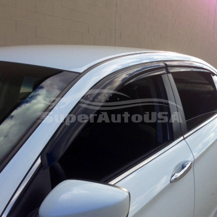 Rain Guard & Visors - 3D Mugen Style Fits Honda Accord ( 2018-2022 )