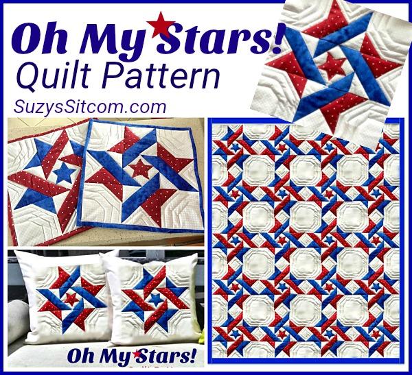 Red, White and Blue Combo Pack- 9 Fun Patterns!