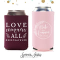 Regular & Slim Can Cooler Wedding Package #156RS - Love Conquers All