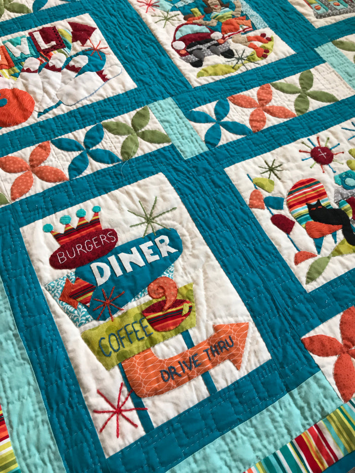 Retro Flash Paper Quilt Pattern