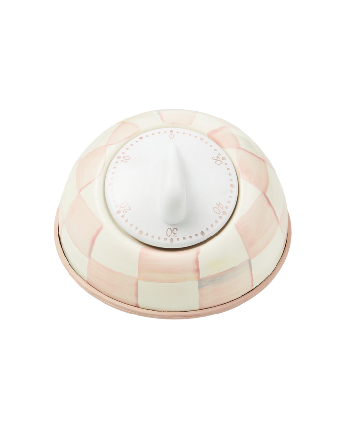 Rosy Check Kitchen Timer