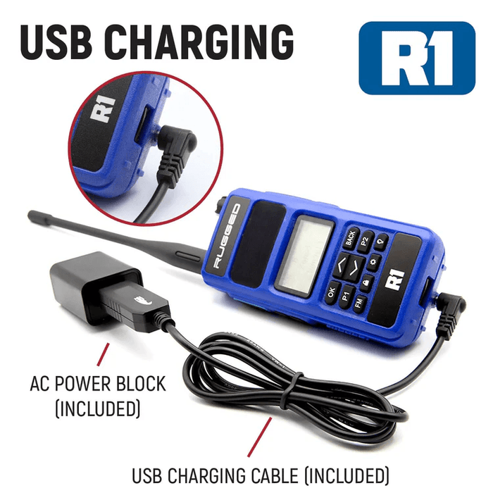 Rugged Radios R1 DMR Dual Band VHF/UHF Commercial Handheld Radio