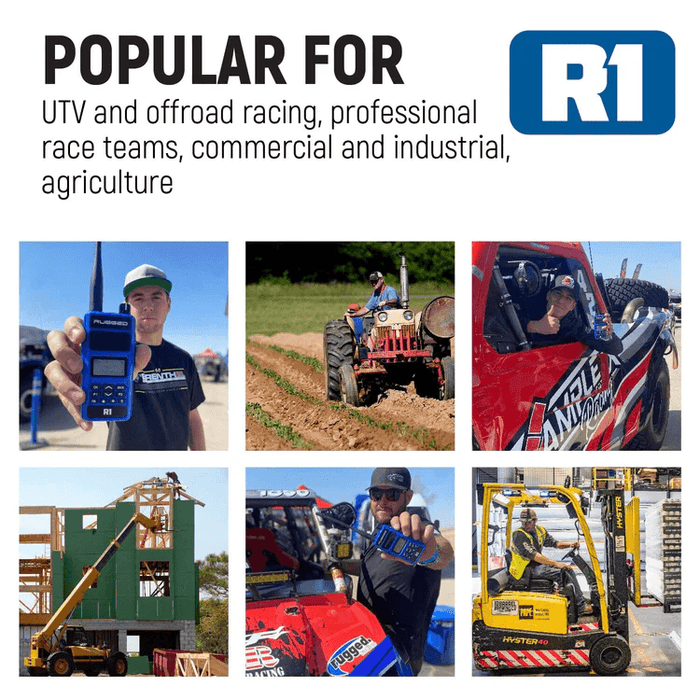 Rugged Radios R1 DMR Dual Band VHF/UHF Commercial Handheld Radio