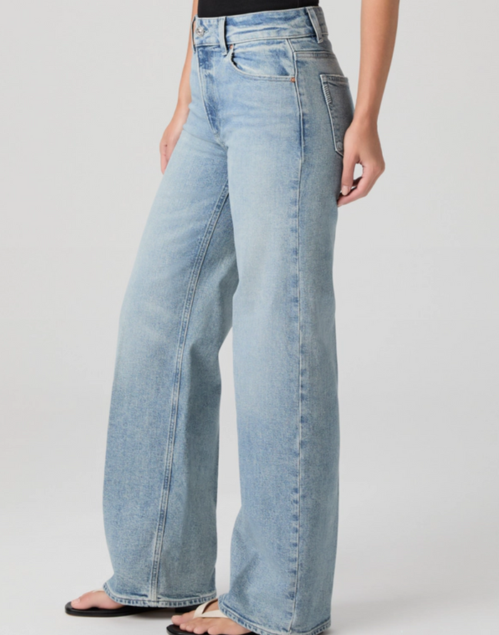 Sasha High Rise Wide Leg 32", Low Key