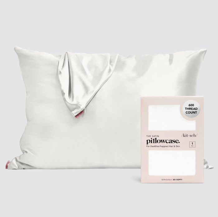 Satin Pillowcase, Ivory