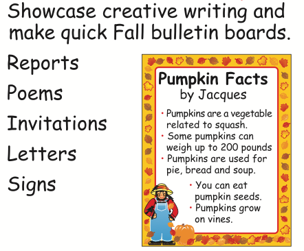 Stationery Set - Fall - Creative Shapes Etc.