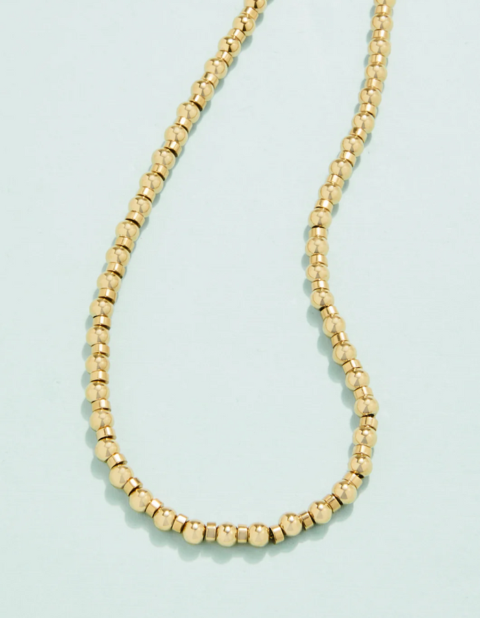 SHELTER COVE NECKLACE 16" 4MM GOLD